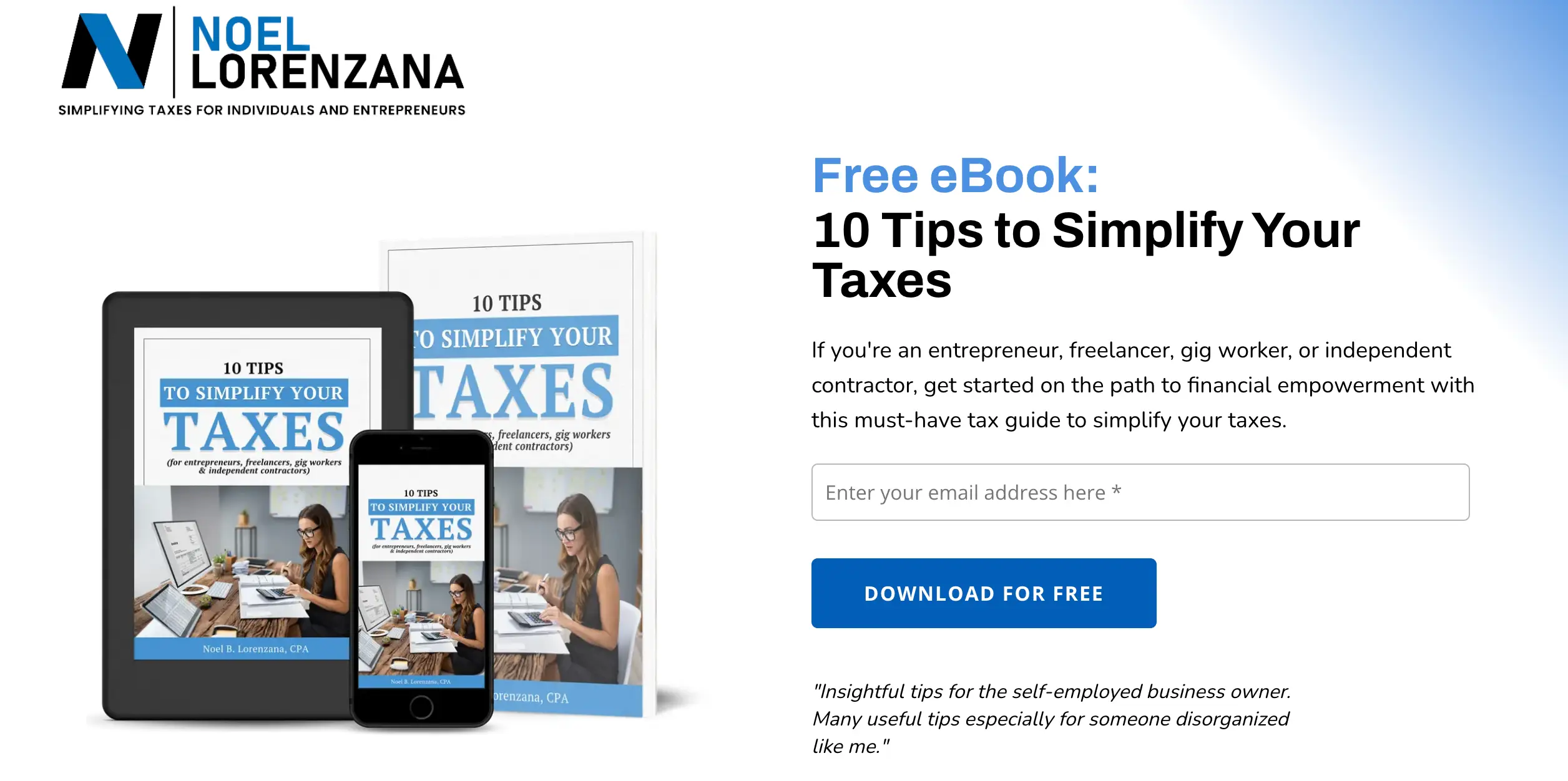 Lead 10 Tips to Simplify Your Taxes